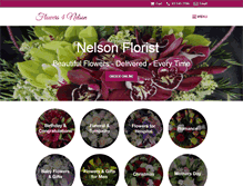 Tablet Screenshot of flowers4nelson.co.nz